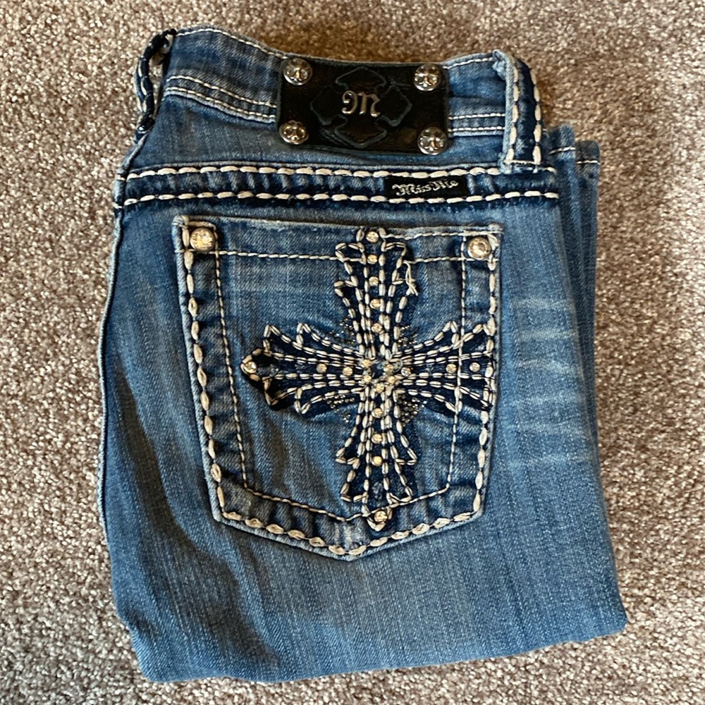 Miss Me Blue Boot Cut Jeans with Classic Style